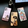 R-Reading B-Books G-Girl Phone Case For Samsung Galaxy A73,A72,A71,A70,A53,A52,A51,Soft Silicone Black Cover