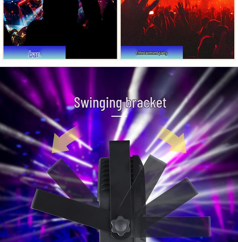 Sound-Activated Multi-Color LED Stage Light Bar for Clubbing, Performances, and Weddings