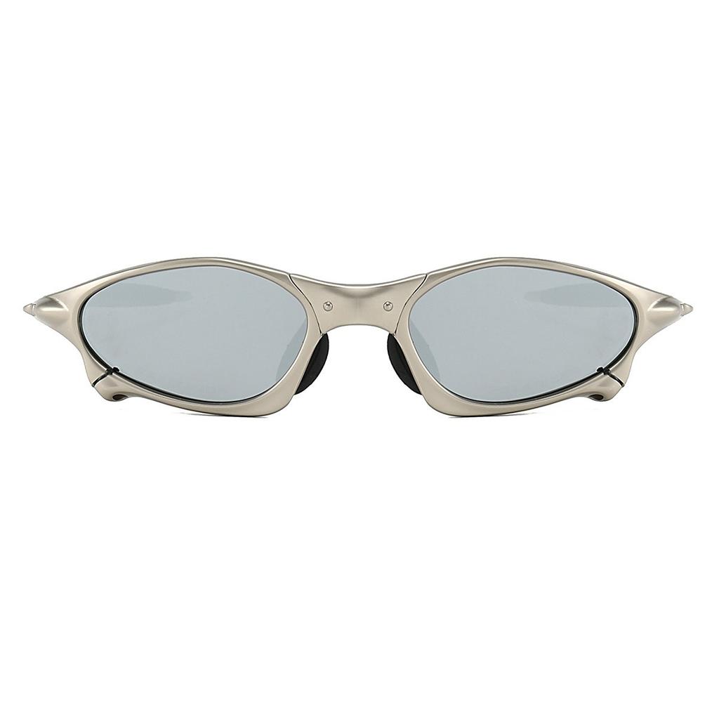 Zinc Alloy Sand Silver Frame European and American Polarized Sunglasses Men's and Women's Tide Outdoor Sports Cycling Driving Sunglasses 2026