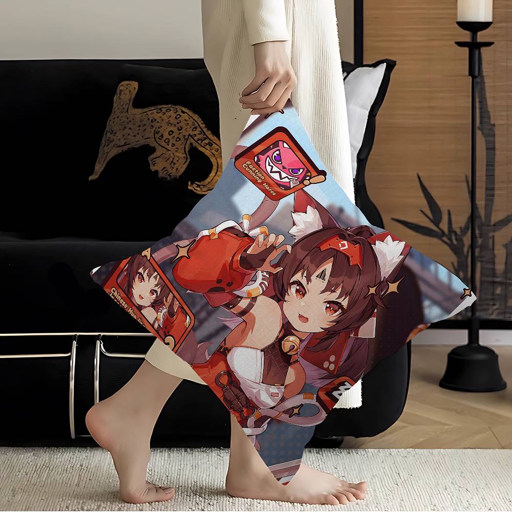 

Anime Game Zenless Zone Zero Personalized Picture Text Home Decorative Pillows Household Gifts 45x45cm 30x30 cm