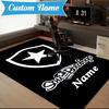 Custom Name Botafogo Emblem Pride Rug Game Carpet, Floor Mat for Bedroom Living Room Entryway Rug, Home Decor Idea Gift for Christmas birthday