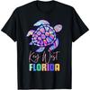 Key West Florida Tie Dye Turtle Sea Family Vacation Matching Cotton Men T Shirt S