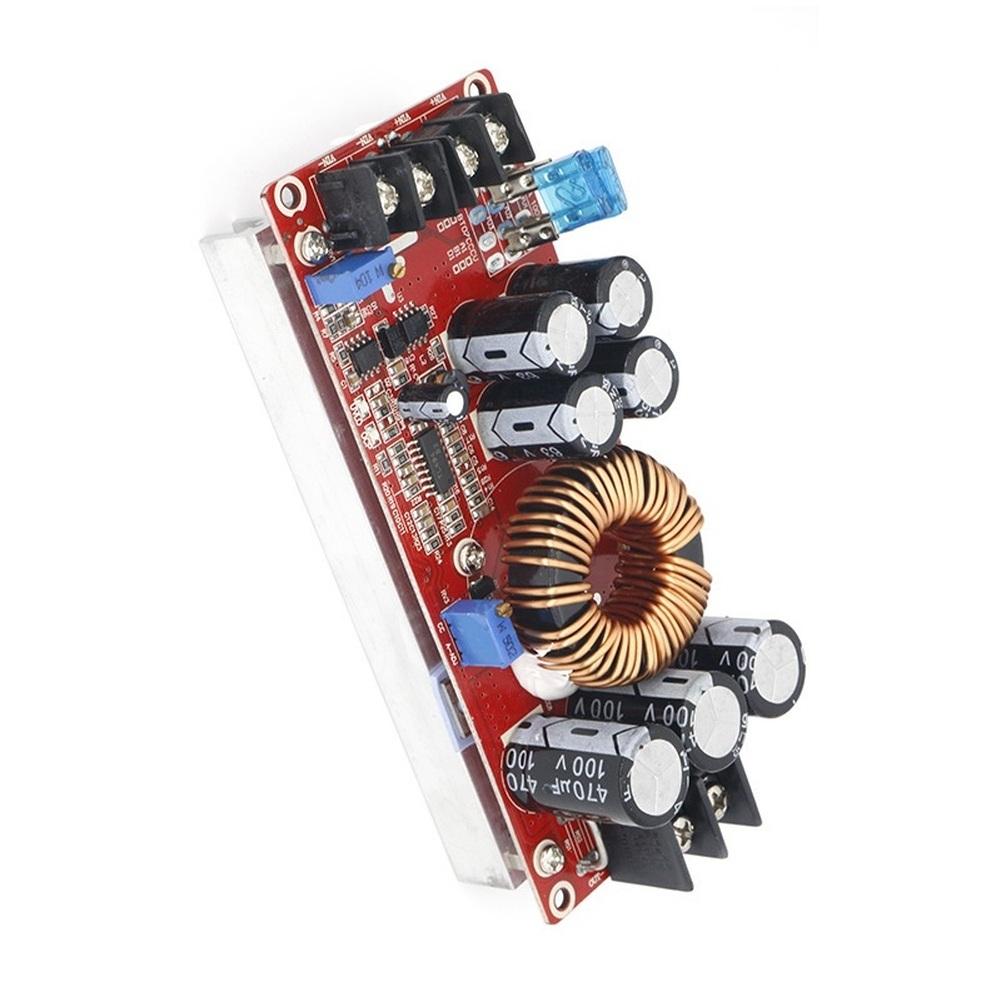 Power Module DC DC Boost Converter 1200W with Adjustable Voltage 12 to 80V and Current for 10 to 60V Input Range Electronics