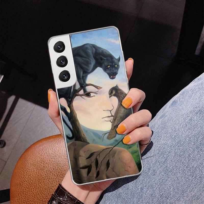 Salvador Dali Art Phnoe Case for Samsung Galaxy S26 S25 Edge S23 S24 Ultra S22 Plus S21 S20 FE Unique Cover Soft Coque Galaxy S2