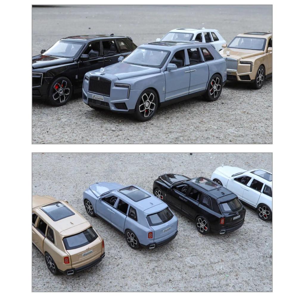NEW 1/32 Rolls-Royce Cullinan SUV Alloy Car Model Sound and Light Pull Back Children's Toy Collectibles Birthday Gift