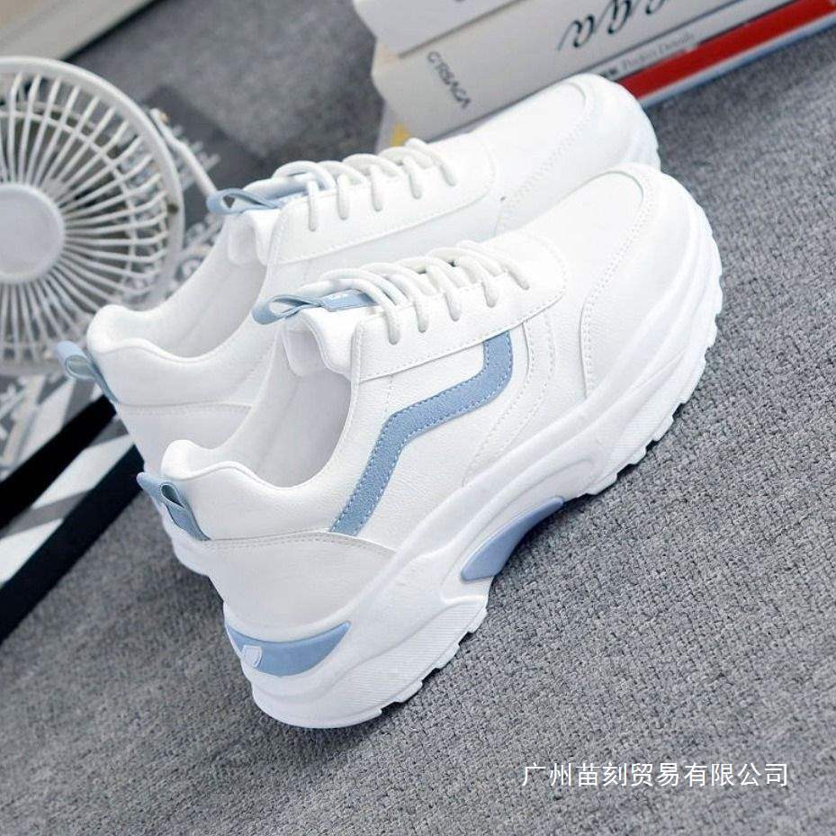 Sneakers ins breathable flat bottom lightweight dad shoes tide