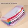 13-Grid Accordion File: Portable, Multi-Layer Rainbow Document Storage Bag
