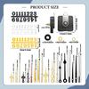 Clock Mechanism Kit Easy To Install,Wall Clocks Accessories Metal Hands Utility Replacement