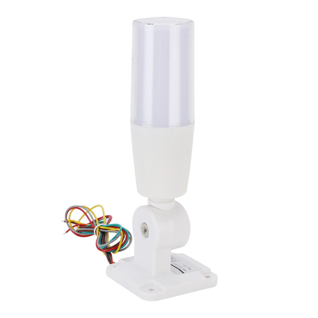 Warning Light 3 Colors 180 degrees Rotatable Lamp Head Foldable Flexible LED Signal Light with Buzzer for