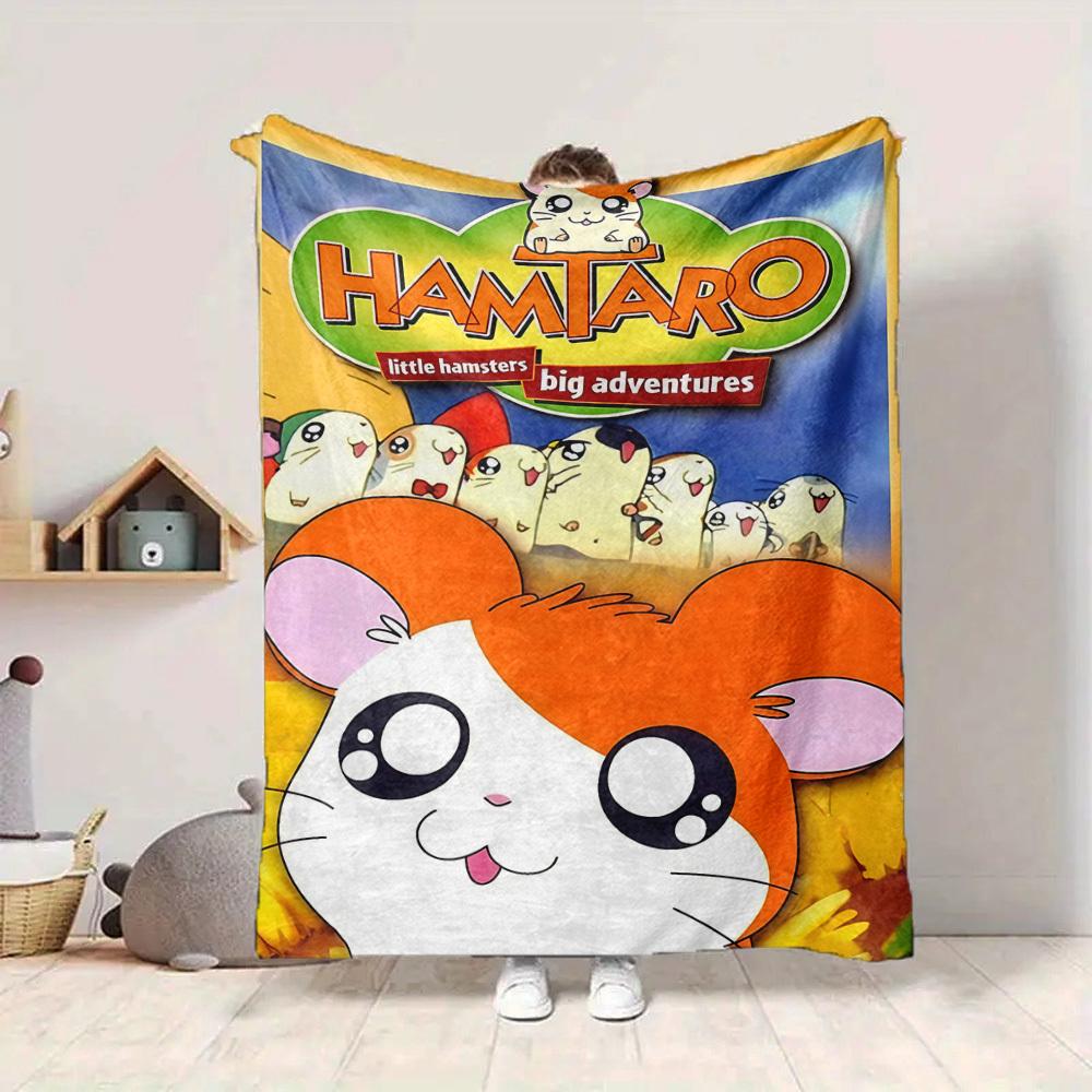 1 Stück Hamtaro Decke Vielseitig für Sofa, Büro, Bett
