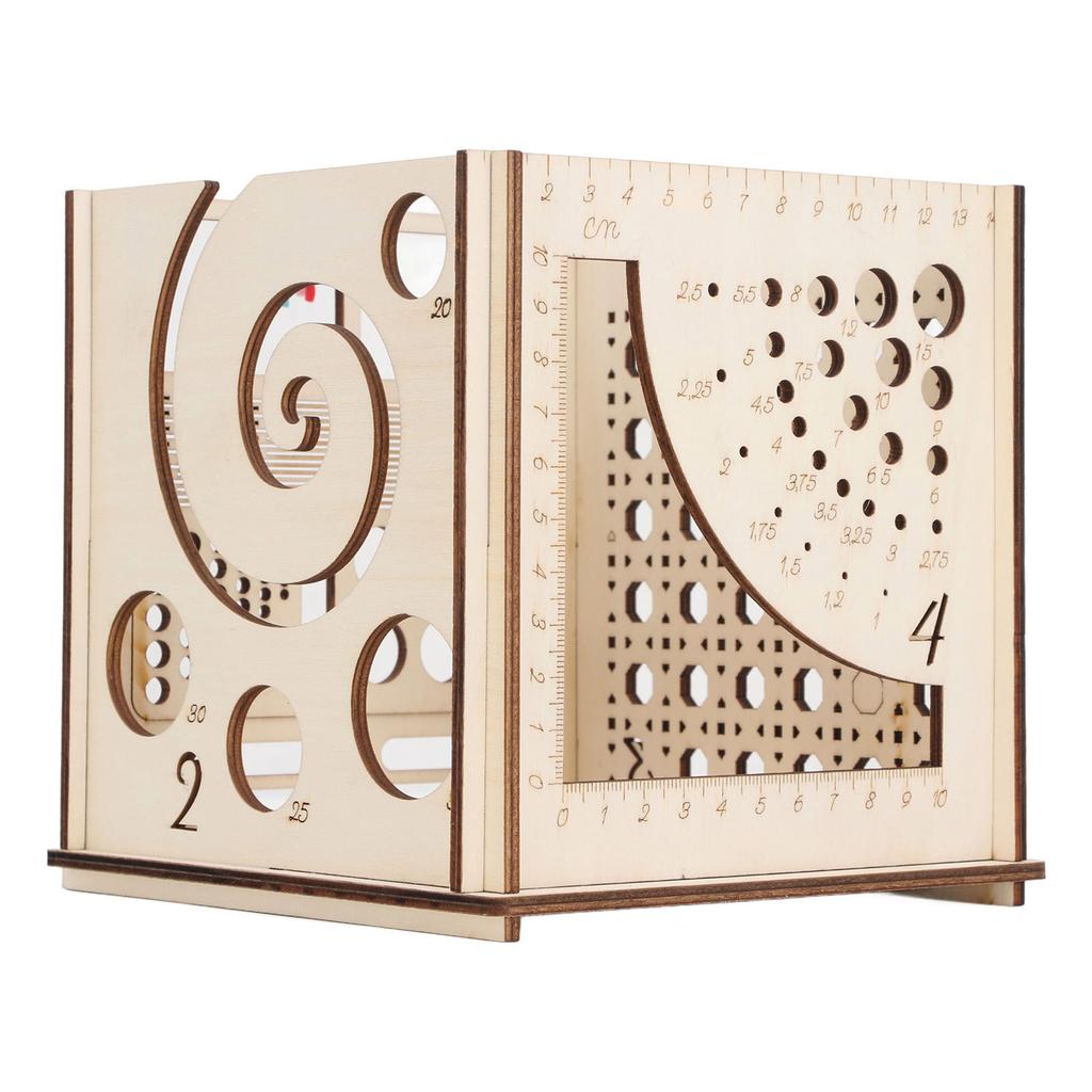 Wooden Yarn Bowl Multifunctional Unique Knitting Crochet Yarn Ball Bowl for Textile Crafts