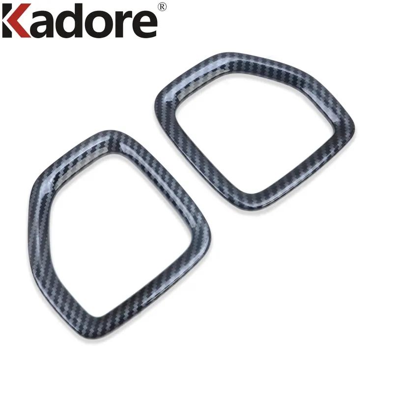Car Front Side Air Condition Vent Outlet Cover Trim For Hyundai Venue 2024 Carbon Interior Accessories