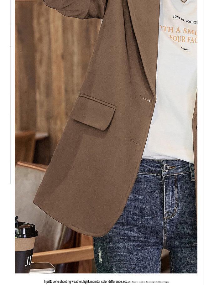 Women's Velvet Thick Quilted Blazer - Petite, Casual Design for Autumn/Winter 2025