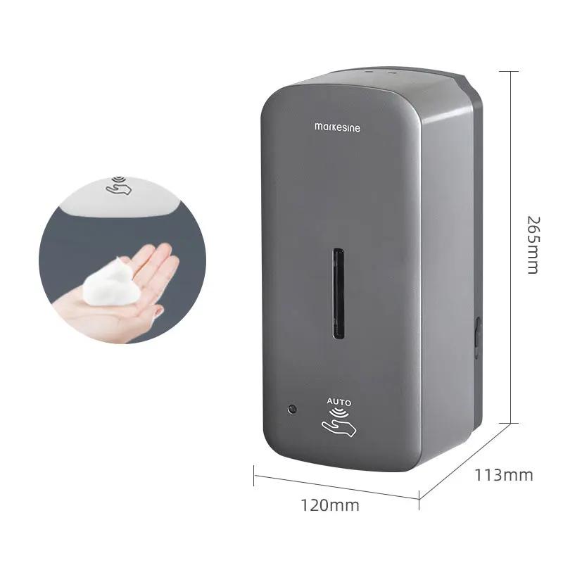 Inductive Automatic Soap Dispenser Wall Mounted Foam Hand Sanitizer Smart Soap Dispenser In Non Perforated Toilet Soap Dispenser