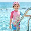 9i9 Kids' One-Piece Swimsuit with Cap - Mermaid Series