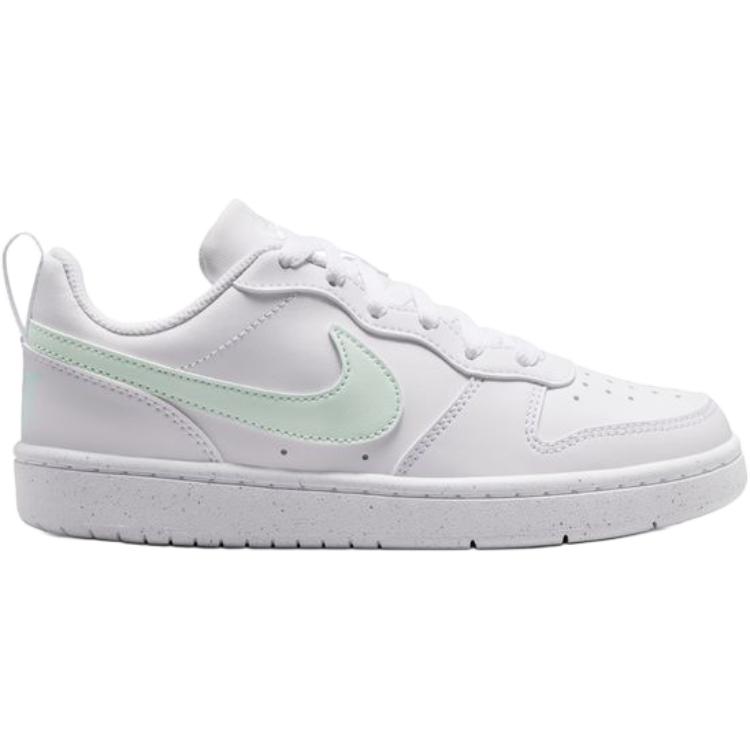 Nike Court Comfortable Versatile Low-Top Kids Sneakers Kids Sneakers White Green DV5456-138
