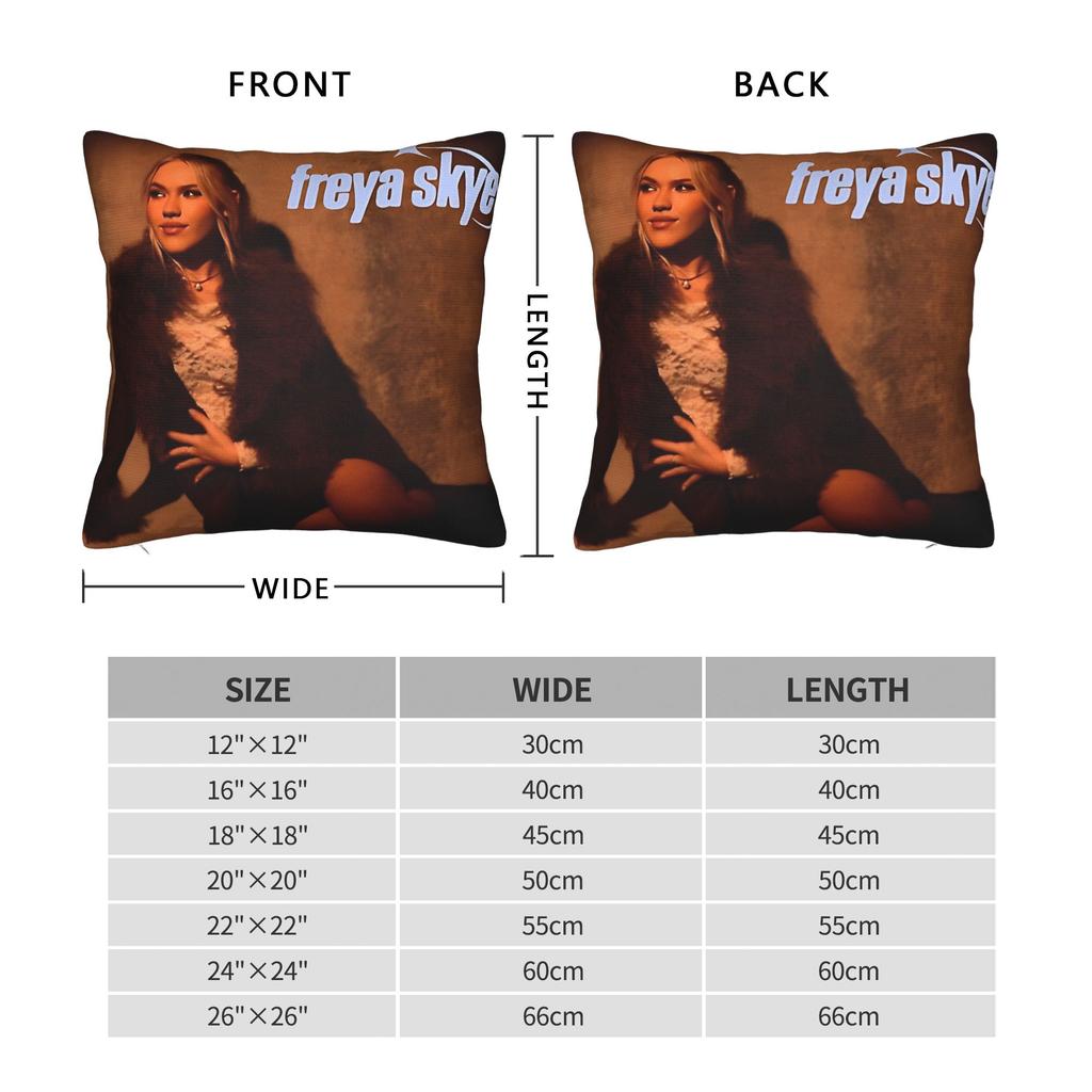 S-Freyas Skye Uk Singer Stars Align Concert Pillow Case Custom Pillow Cover For Sofa Couch Bed Living Room Kawaii Pillowcases
