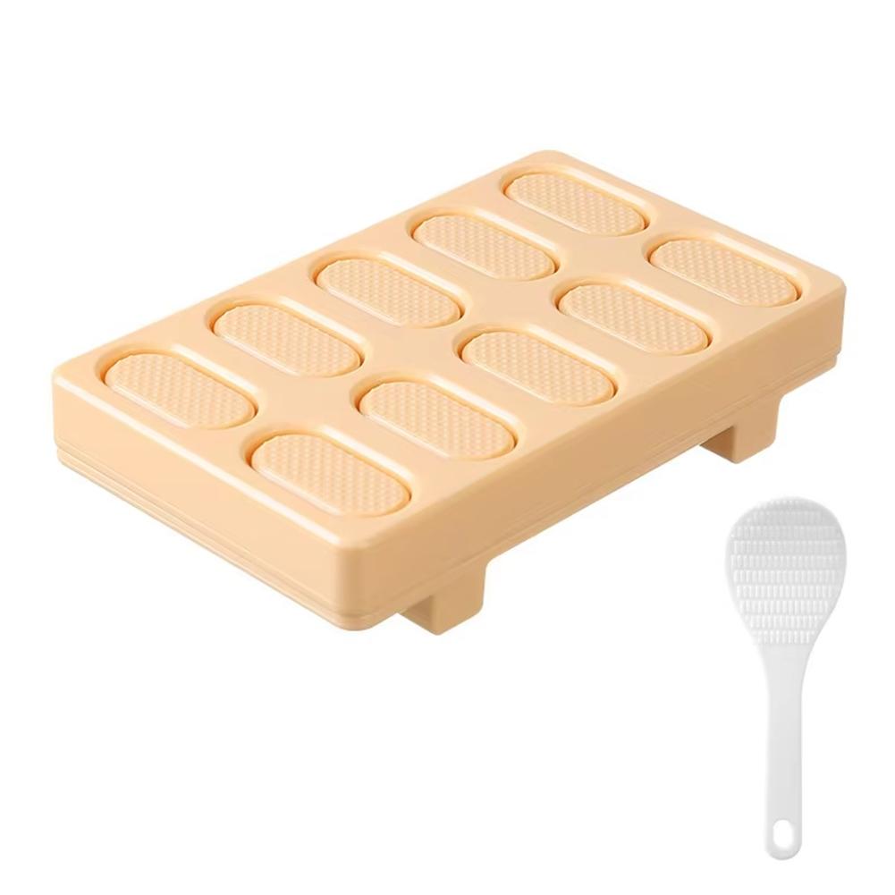 A20F-Sushi Maker Kit,Rectangular Musubi Press,Mini Onigiri Sushi & Nigiri Rice Ball Mold,Japanese Sushi Making Set For Home