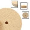 3 Inches Wool Felt Polishing Wheel 3\'\' Beige Buffing Pad Grinding Wheel