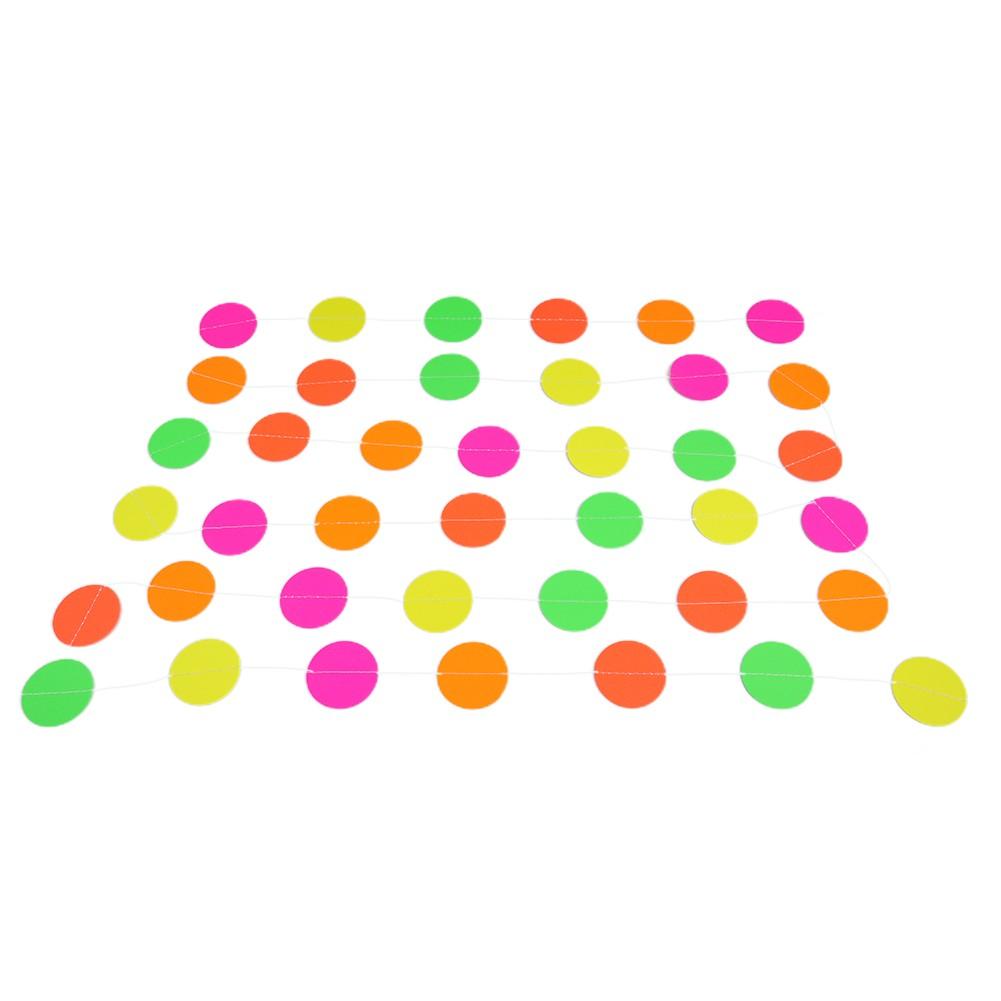 Neon Garland PVC Material Party Decor UV Fluorescent