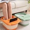 Portable Footbath Massage Bucket Easy To Store Foot Soaking Bath Tub Folding Basin for Relaxing and Pain Relief