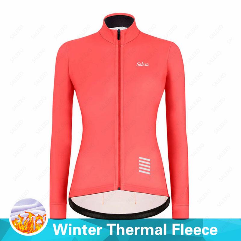 2026  Velvet Warm  Women Winter Cycling Jersey Set Salexo Thermal Fleece Cycling Clothes MTB Bicycle Clothing Warm Mountain Bike Cycling Wear Suit