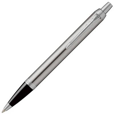 Parker Ballpoint Pen IM Brushed Metal CT Medium Point Gift Box Genuine Imported Product 2143415Z Oil-based