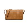 Bag messenger bag women's fashion casual woven shoulder bag new high-end simple small square bag women's wholesale