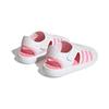 Adidas Sommerliche Sandale mit geschlossener Zehe J Weiß Strahlendes Pink Kinder Sneaker Wolkenweiß Klares Pink H06320
