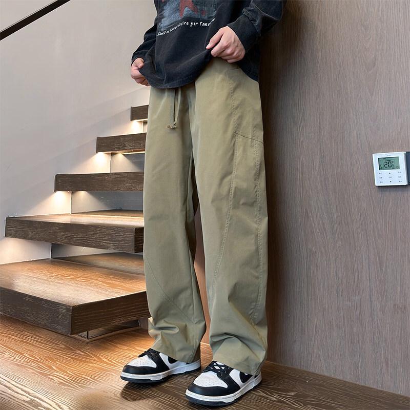 Men's Casual Loose Straight Cargo Pants