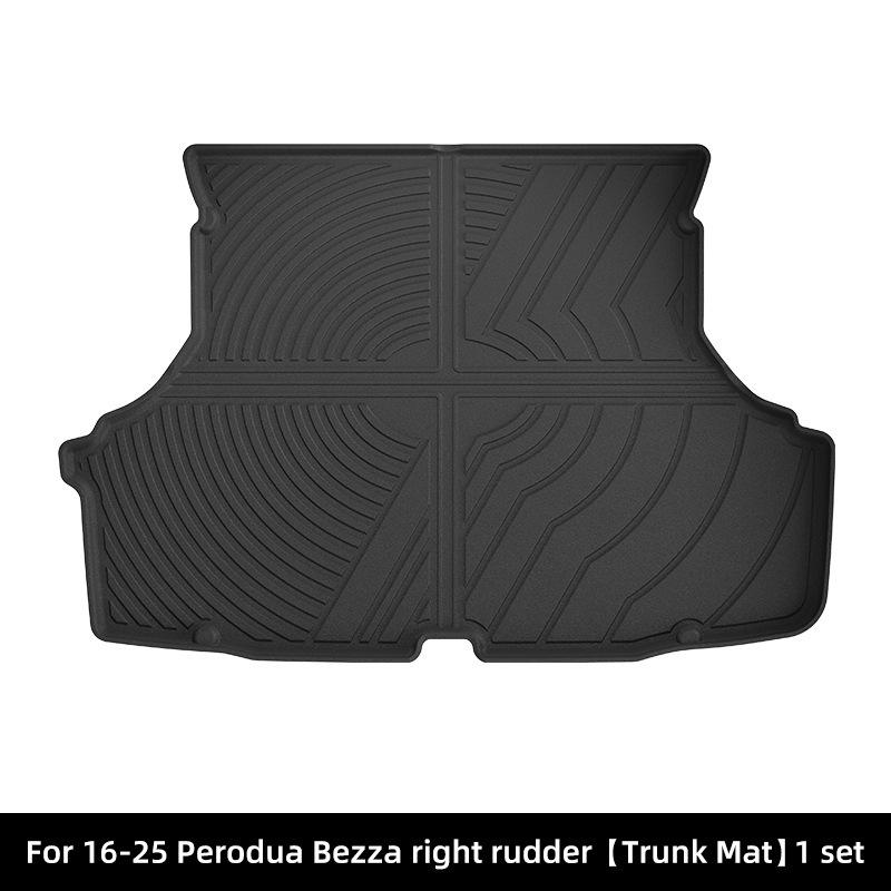 TPE Floor and Trunk Mats for 2016-2025 Perodua Bezza Models