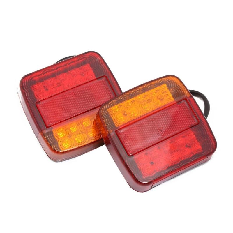 26LEDs Tail Light Trailer Truck Caravan-Taillight Turn Signal Indicator Number Plate Light Rear Reverse Brake Stop Lamp