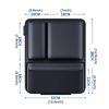 Car Trunk Organizer and Storage Detachable Seat Back Hanging Organizers Pocket Leather Car Accessories for Jeeps, SUVs, Vans