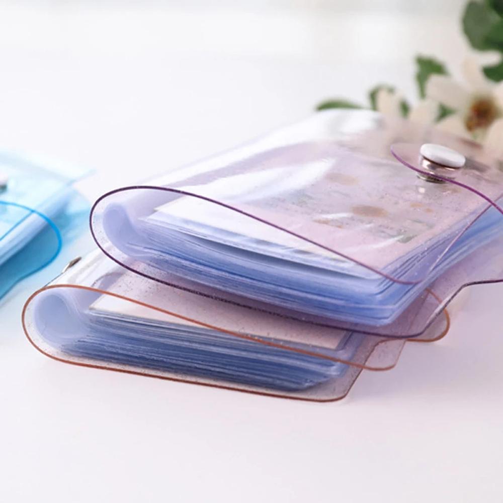 Transparent Glitter Jelly Color LOMO Cards Card Holder Mini Photo Album Photo Album Instax Album