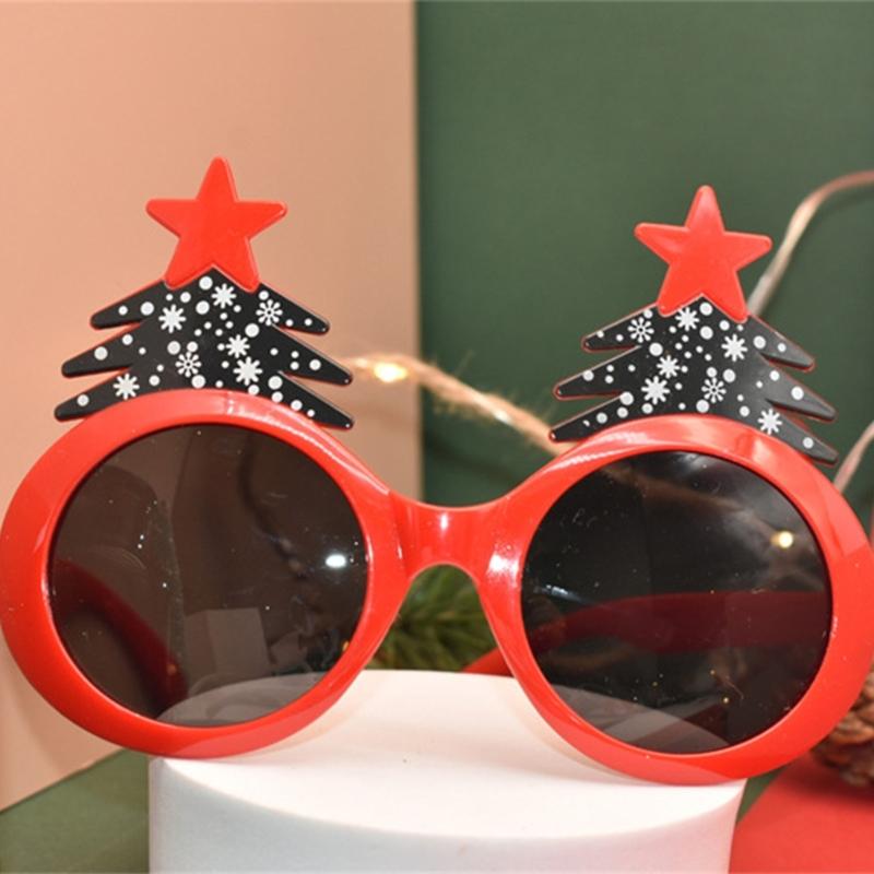 Merry Christmas Glasses Frame Christmas Costume Eyeglasses Christmas Sunglasses Kid Adult Christmas Party Favors Supply
