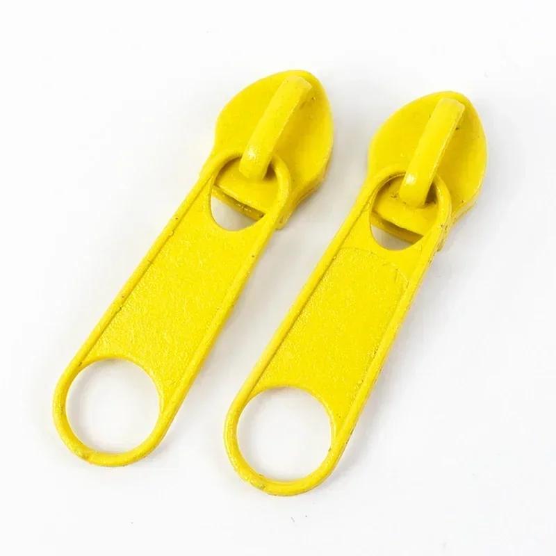 10/20/50Pcs 3#5# Meetee Rainbow Nylon Zipper Slider Backpack Jacket Zips Heads Decorative Zip Puller Repair Kit Sewing Accessory