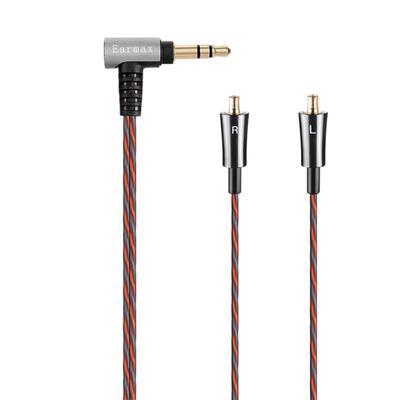 3APLUS CK2000Ti Earphone Cable A2DC for High Purity OCC Silver Plated 4 Cores Compatible with 120cm Length Brown Re-Cable Audio-Technica 3.5mm