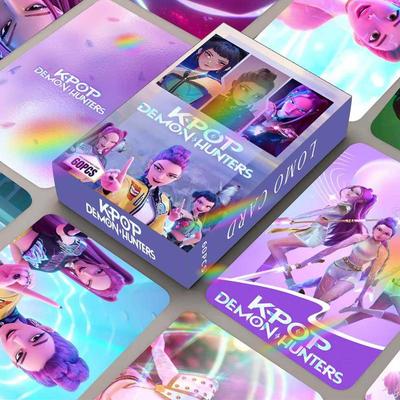 Kpop Demon Hunters Photocards Laser Card Anime Character Postcard Set Mini Collection Card Gifts