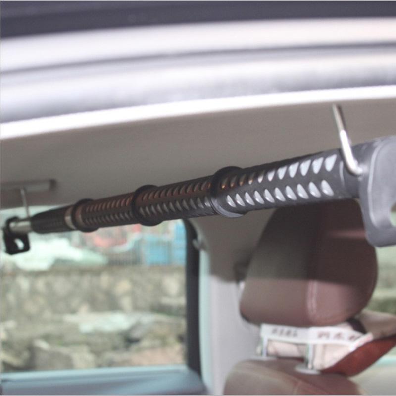 Car Drying Rod Car Camping Clothes Hanger Bar Telescope Vehicle Fix Rods Trunk Hanger Rod Clothes Rod for SedansTrucks, SUVs,RVs
