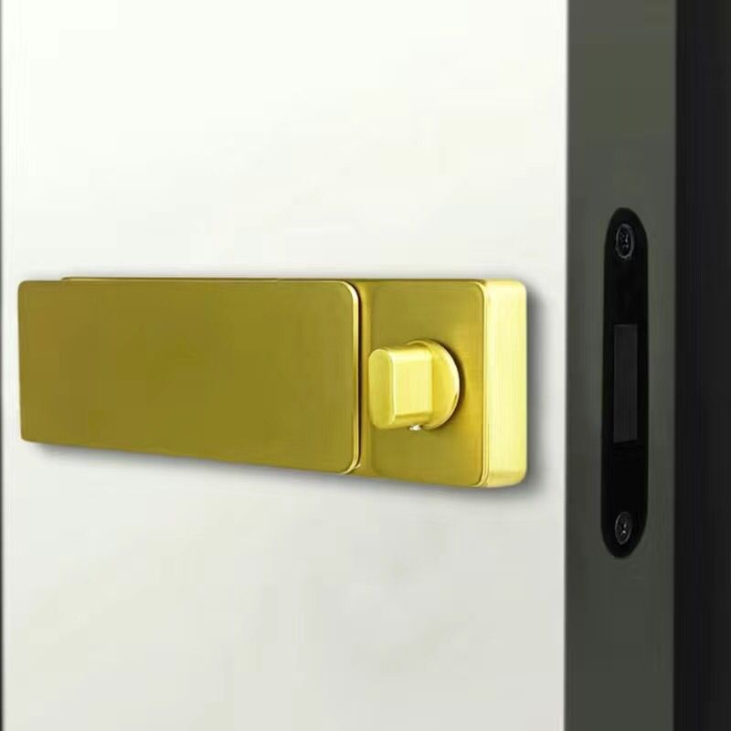 Pure Copper Interior Door Lock All Copper Bedroom Handle Children s Magnetic Suction Quiet eco-Lock Simple No Handle Brass Key-For Door