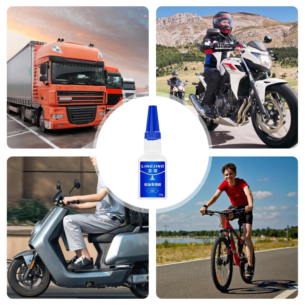 Generic Car Tire Crack Repair Adhesive, Car Tire Repair Glue - Waterproof Tire Scratch