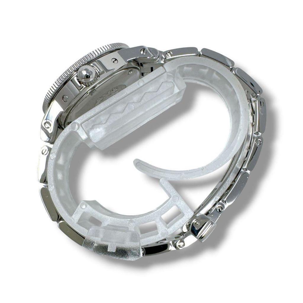 Used Hermes Clipper Diver CL5.210 White Ladies Watch Good Condition HERMES Brand Operating White Dial