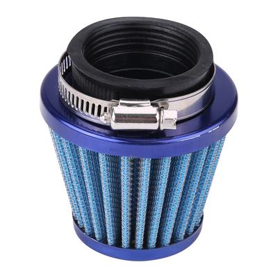 Filtro aria da 44 mm per Gy6 150cc ATV Quad 4 ruote Go Kart Buggy Scooter Ciclomotore (blu)