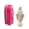 Home Decoration Sturdy Silicone Candle Holder Mould Portable for Birthday Wedding Supplies and Festival Occasions