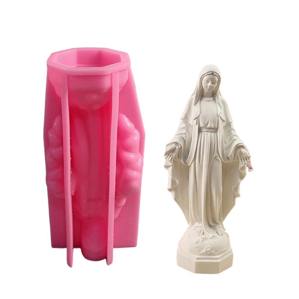 Home Decoration Sturdy Silicone Candle Holder Mould Portable for Birthday Wedding Supplies and Festival Occasions
