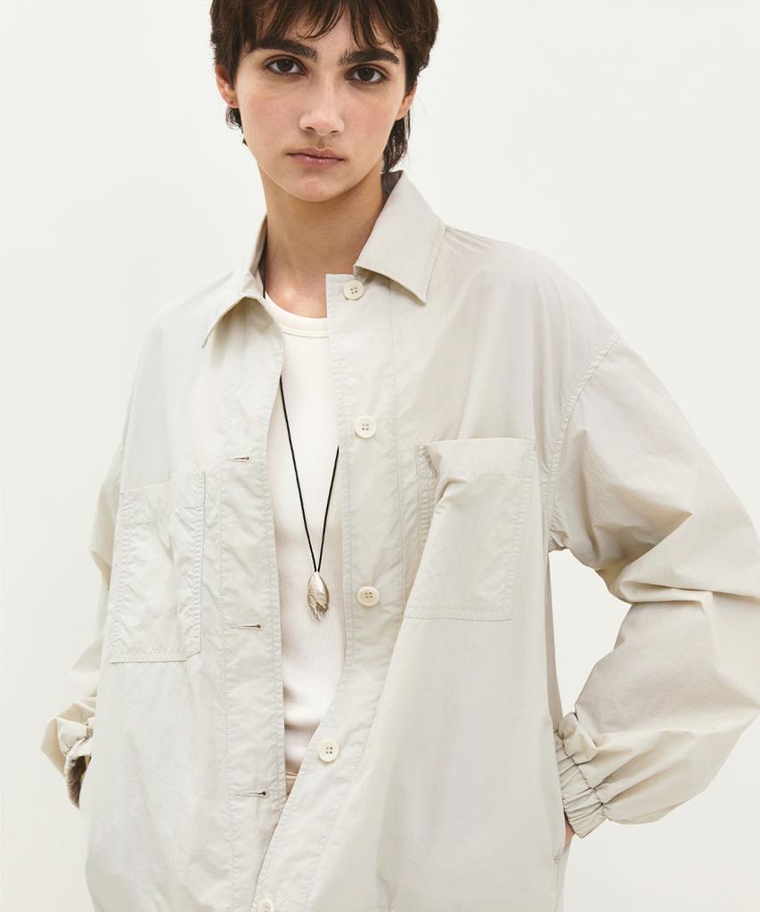 Rough Side White Label Wind String Jacket Oatmeal