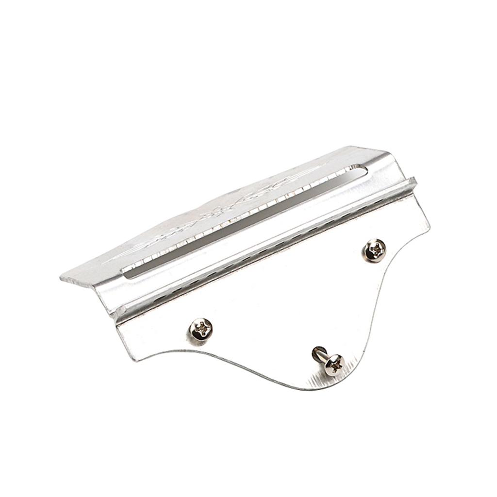 14 Strings Metal Mandolin Tailpiece Mandolin Tailpiece with Mounting Screws Mandolin Replacement Parts Easy to Use