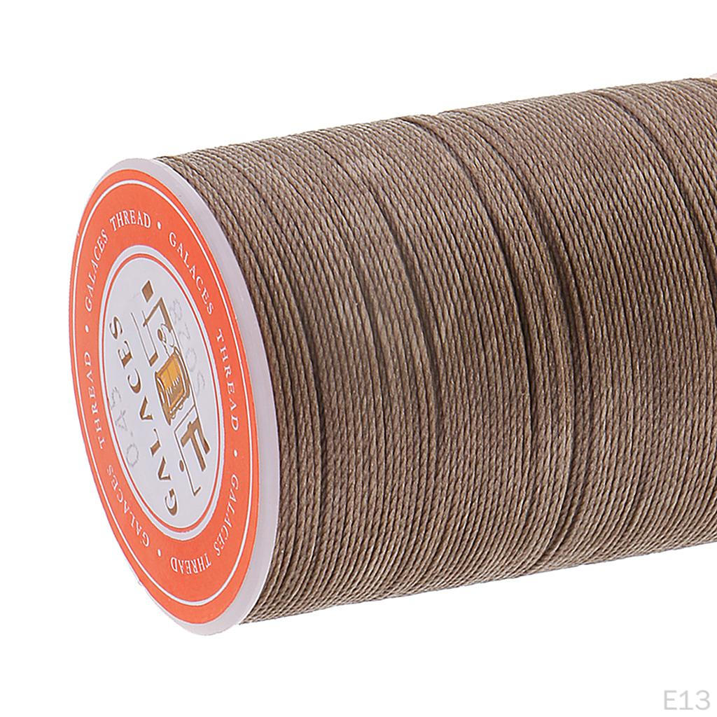 0,45mm Sewing Thread Leather Waxed Flat For Shoes Luggage,