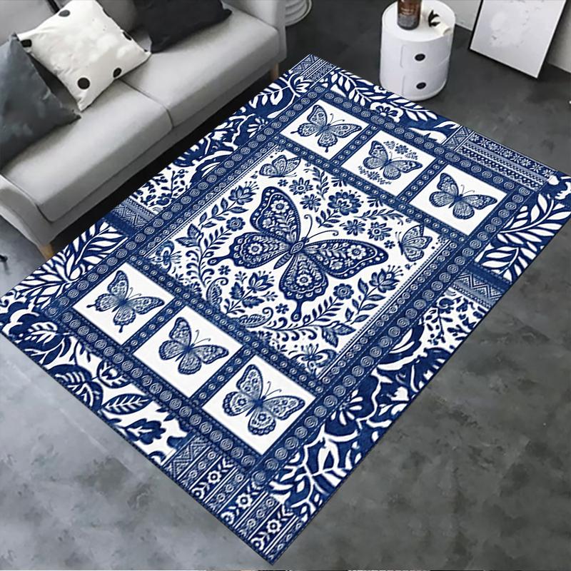 

2025 New Butterfly Decoration Carpet Rug for Living Room Bedroom Home Sofa Decoration,Kids play Non-slip Floor Mat30 40x60cm( 15x23in )