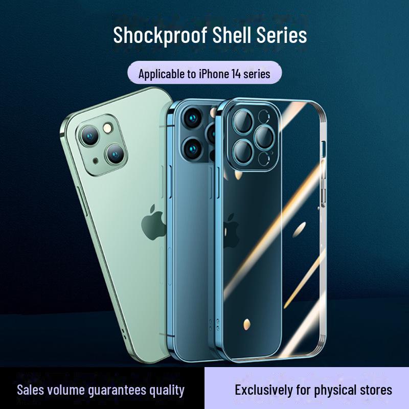 

Apple 14 Pro Max Transparent Anti-Fall Protective Case iPhone 14 Plus - 6.7 inch [Transparent]